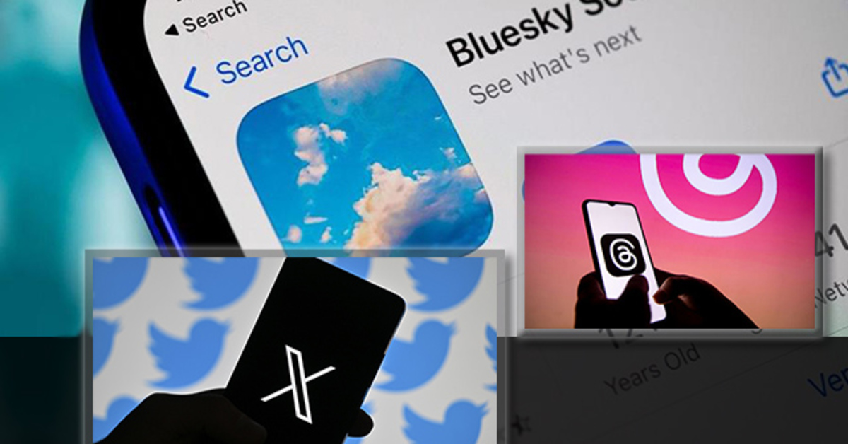 Sosyal medya savaşları: Twitter (X), Bluesky ve Threads…